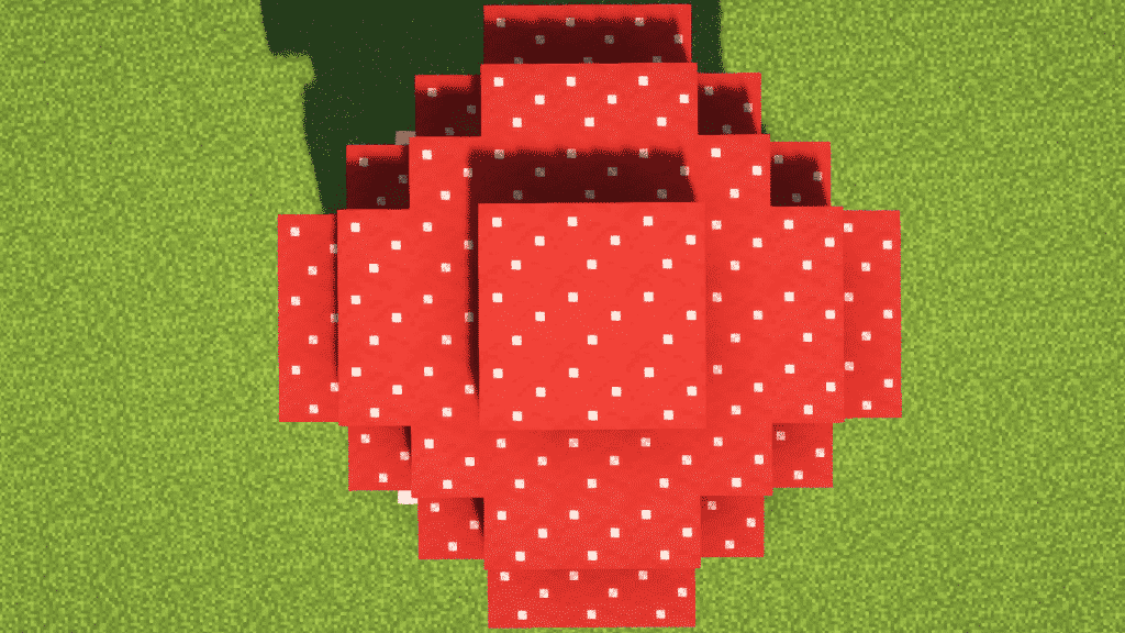 create 2nd red mushroom block layer