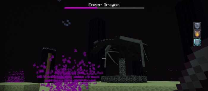 deplete the dragon's hp minecraft