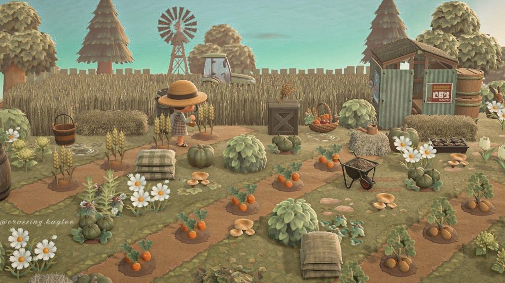 diagonal garden design animal crossing