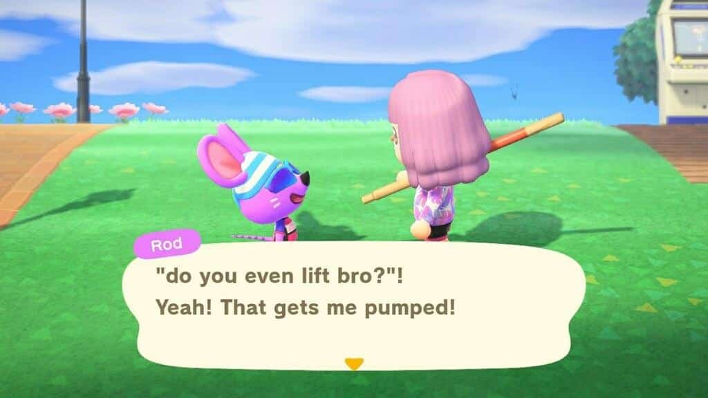 do you even lift bro acnh villagers