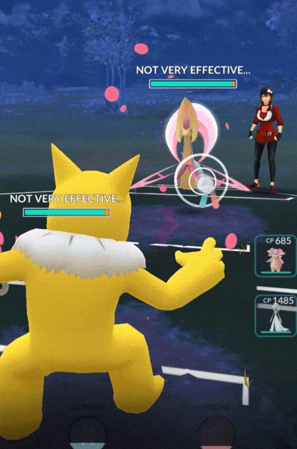 fast attacks pokemon go