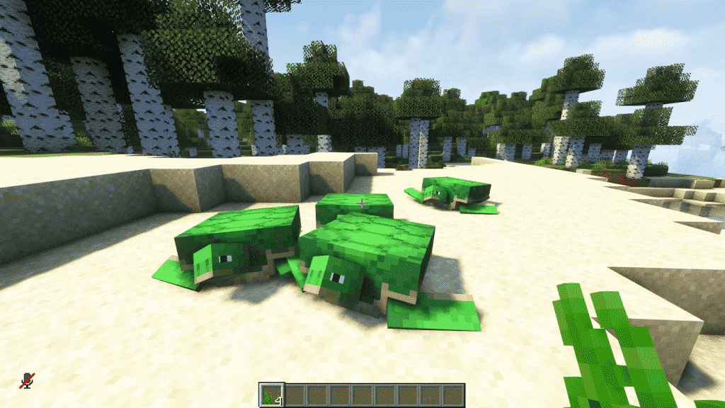 feed turtles seagrass minecraft