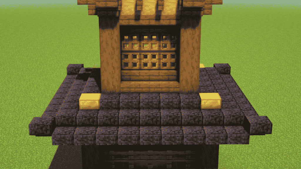 fill the inside with more polished blackstone slabs