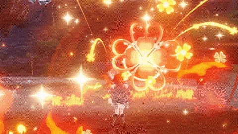 genshin impact klee sparks n splash art