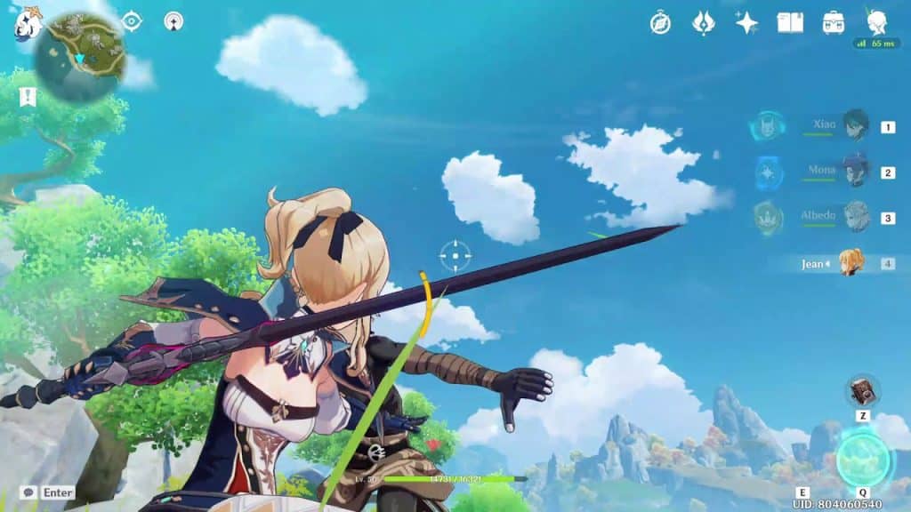 genshin jean gale blade