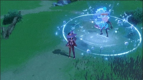 genshin mona elemental skill