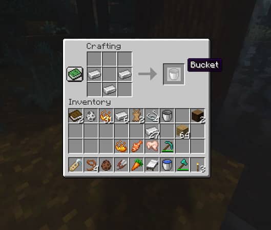 glass bucket minecraft
