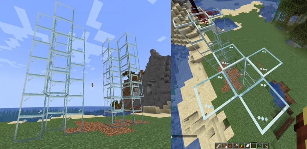 glass hollow enclosures minecraft