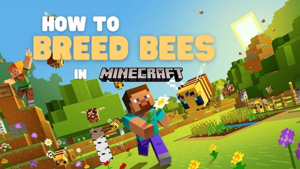 how to breed bees in minecraft