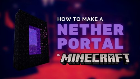 how to make a nether portal in minecraft