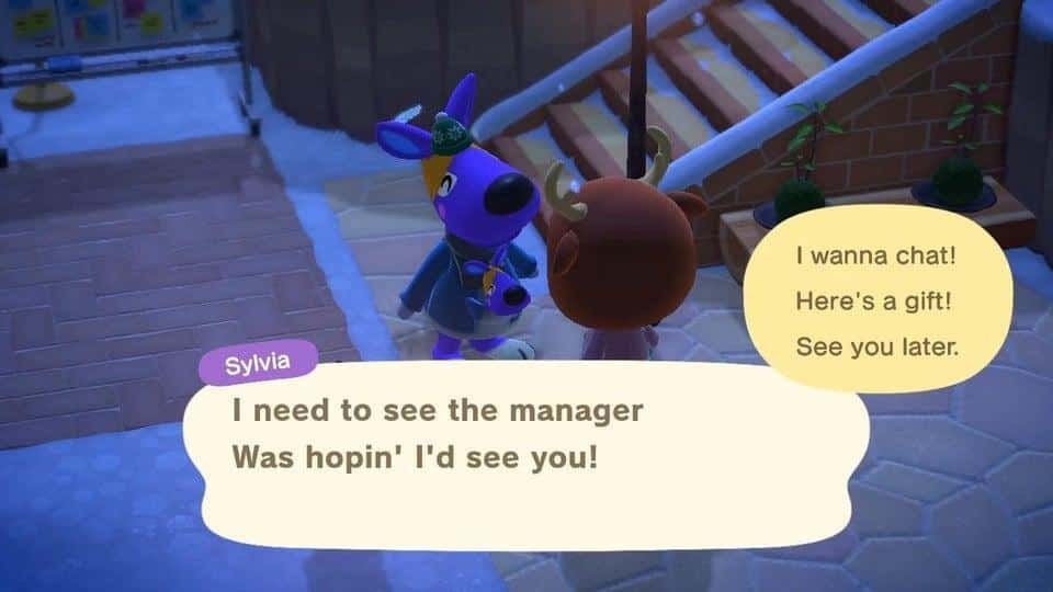 i need to see the manager acnh villagers