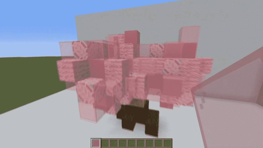 japanese cherry blossom tree minecraft