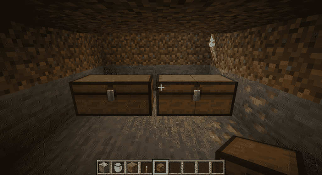 lay down four Chests