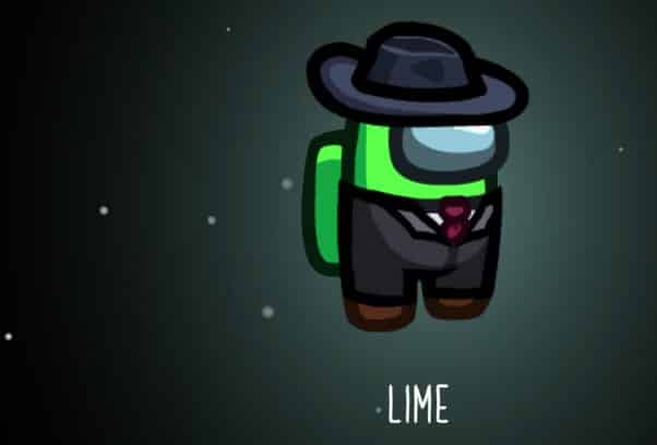 lime among us detective hat