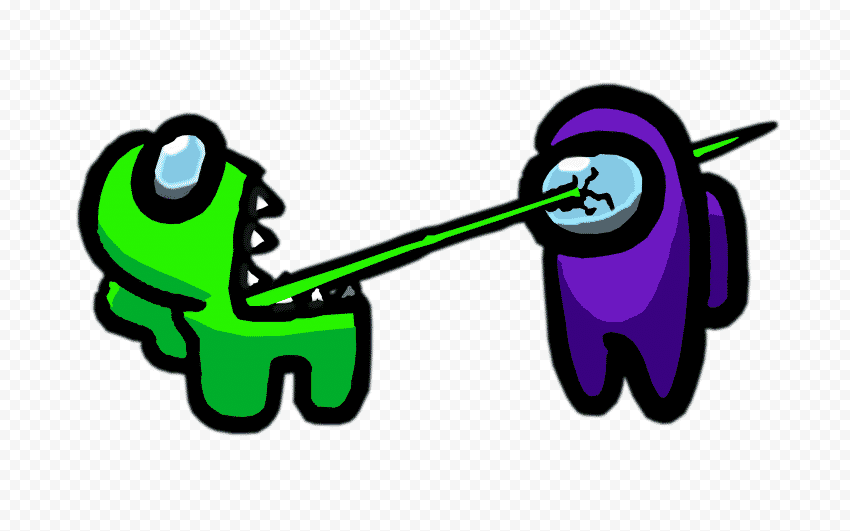 lime among us tongue kill