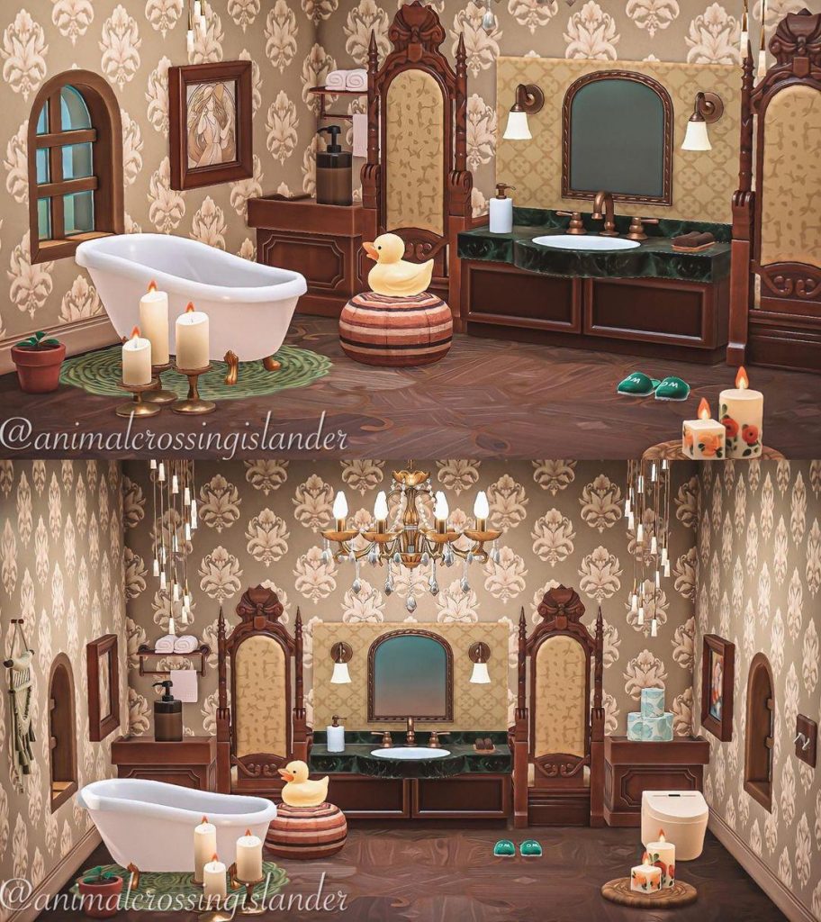 luxurious bathroom animal crossing