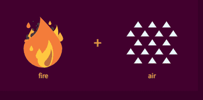 make smoke by fire and air in little alchemy 2
