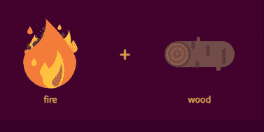 make smoke by fire and wood in little alchemy 2