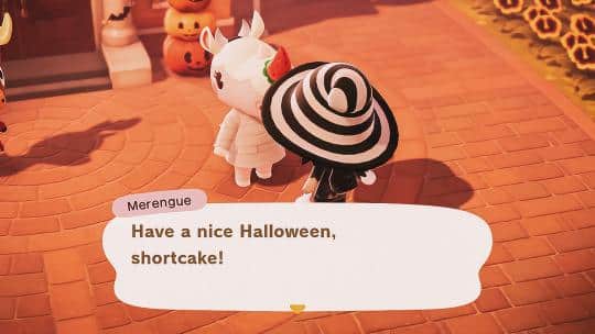 merengue acnh catchphrase