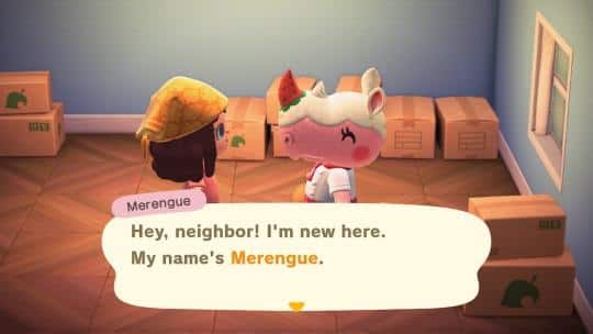 merengue name animal crossing