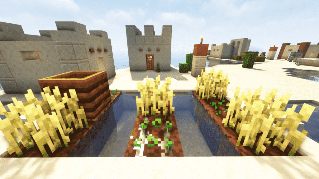 minecraft wheat harvest