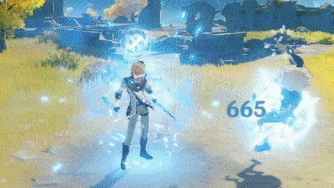 normal and charged attacks genshin impact