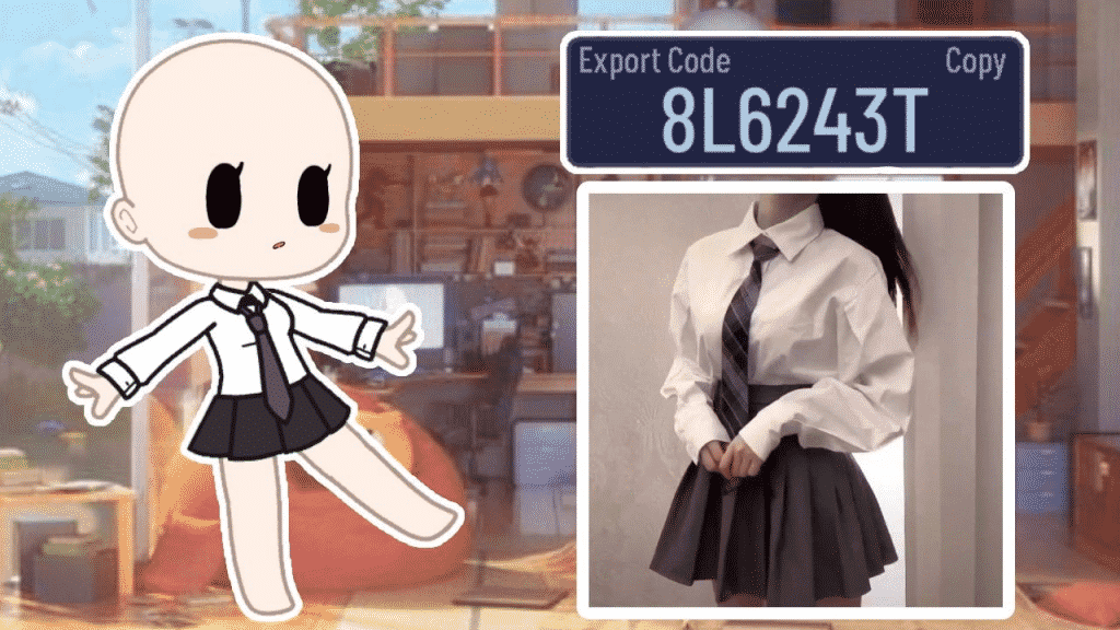 outfit code 8l6243t gacha club