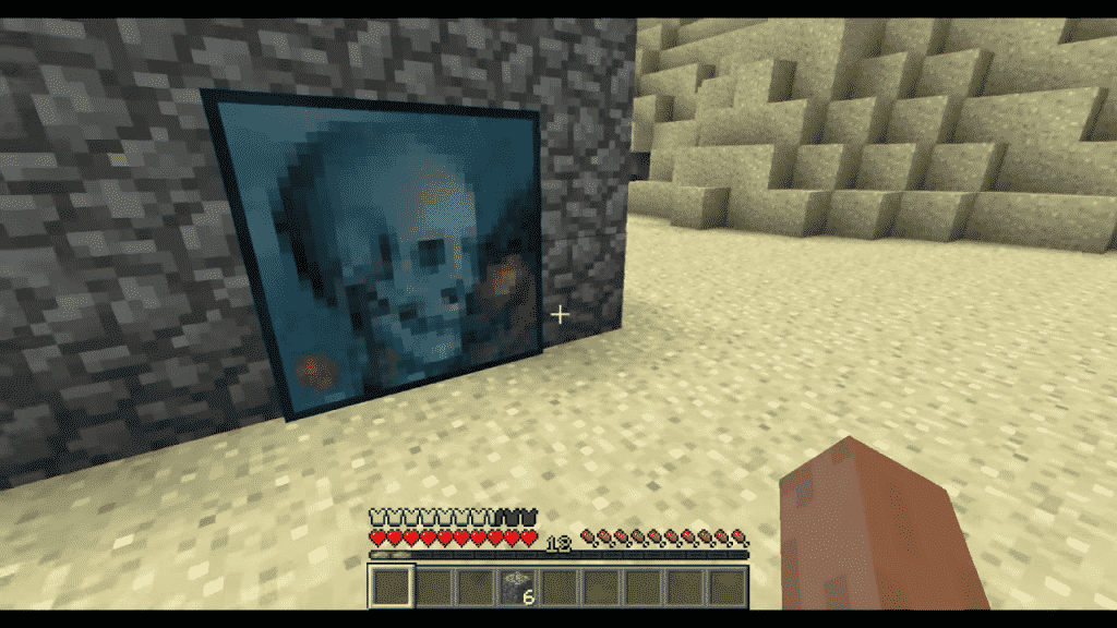 painting secret door minecraft