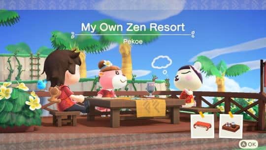 pekoe in the dlc animal crossing