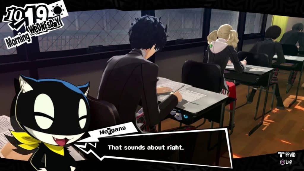 persona 5 exam answers october