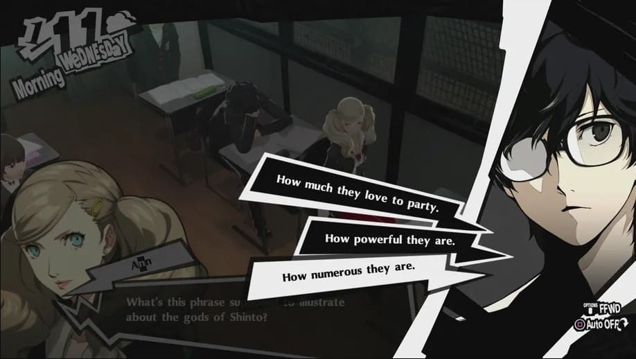 persona 5 royal answers january