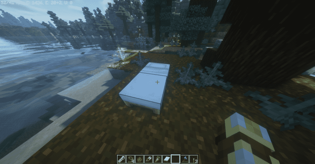 place bed minecraft