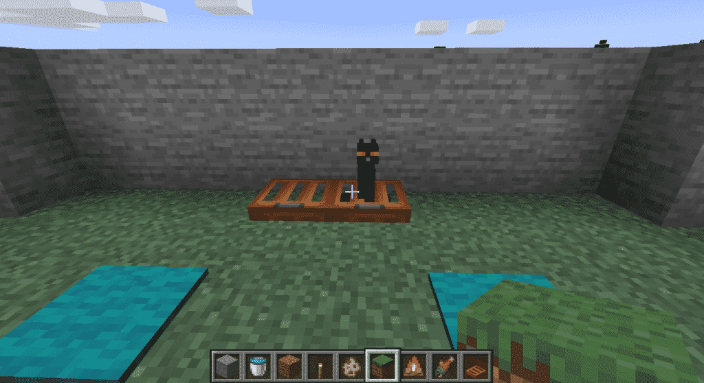 push cats onto each of the trapdoors