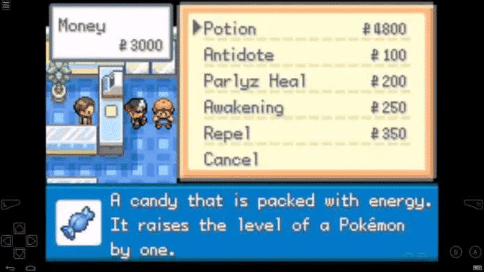 rare candies in pokemart
