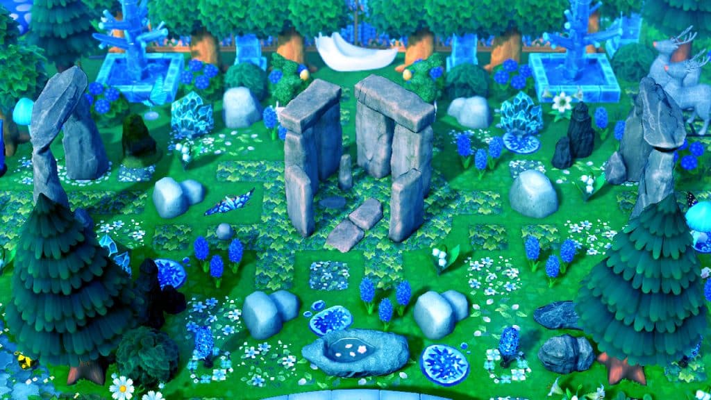 rock garden designs animal crossing