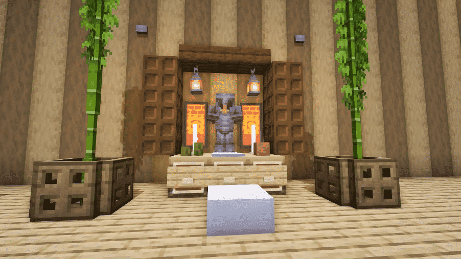 samurai armor shrine minecraft