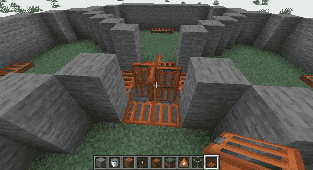 second layer of trapdoors
