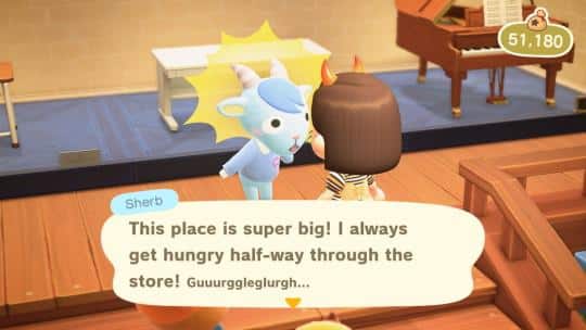 sherb personality animal crossing