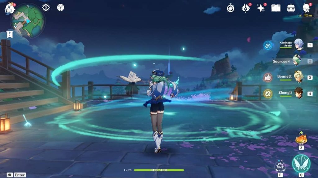 sucrose elemental skill