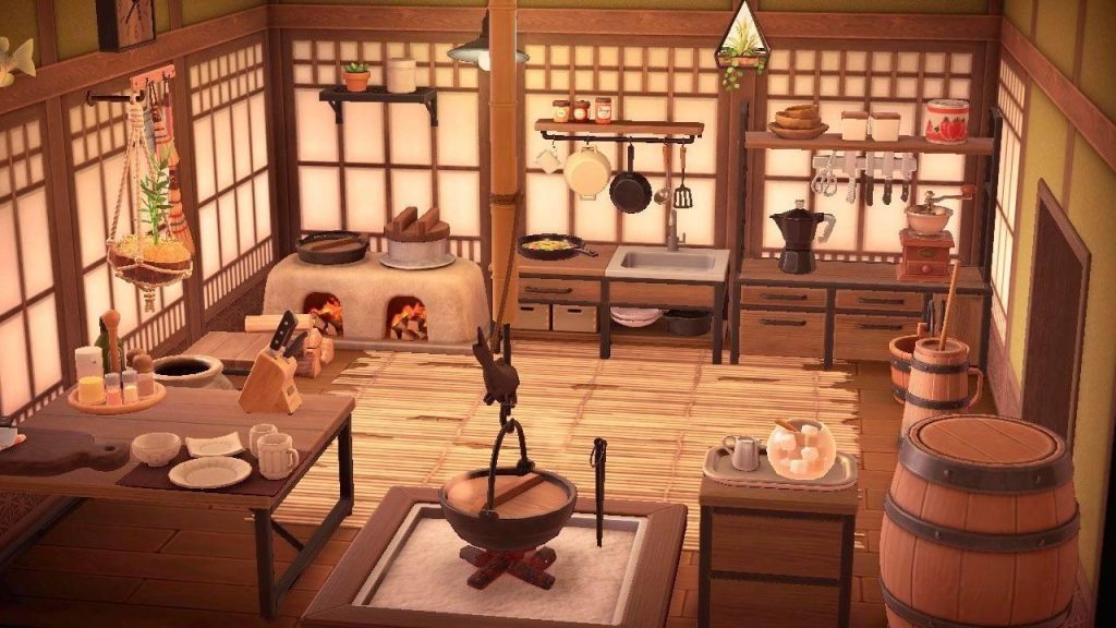 traditional japanese kitchen animal crossing