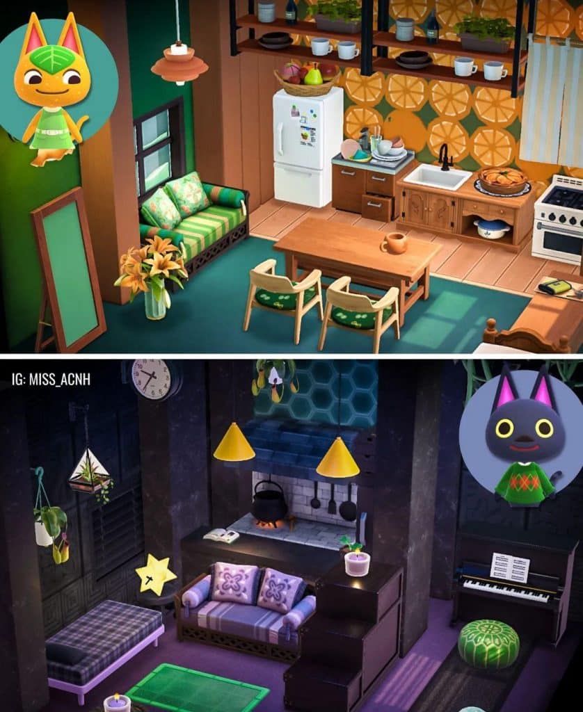 villager-themed kitchen animal crossing