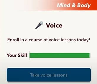 voice lessons bitlife
