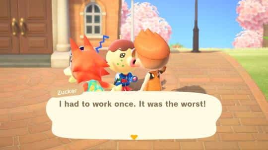 zucker personality animal crossing
