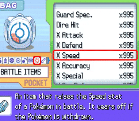 all battle items cheat pokemon platinum