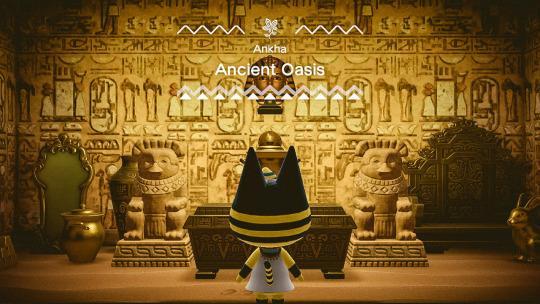 ankha in the dlc acnh