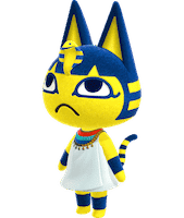 ankha looks in animal crossing