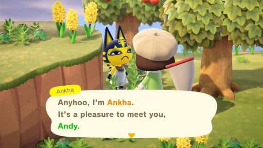 ankha name in animal crossing