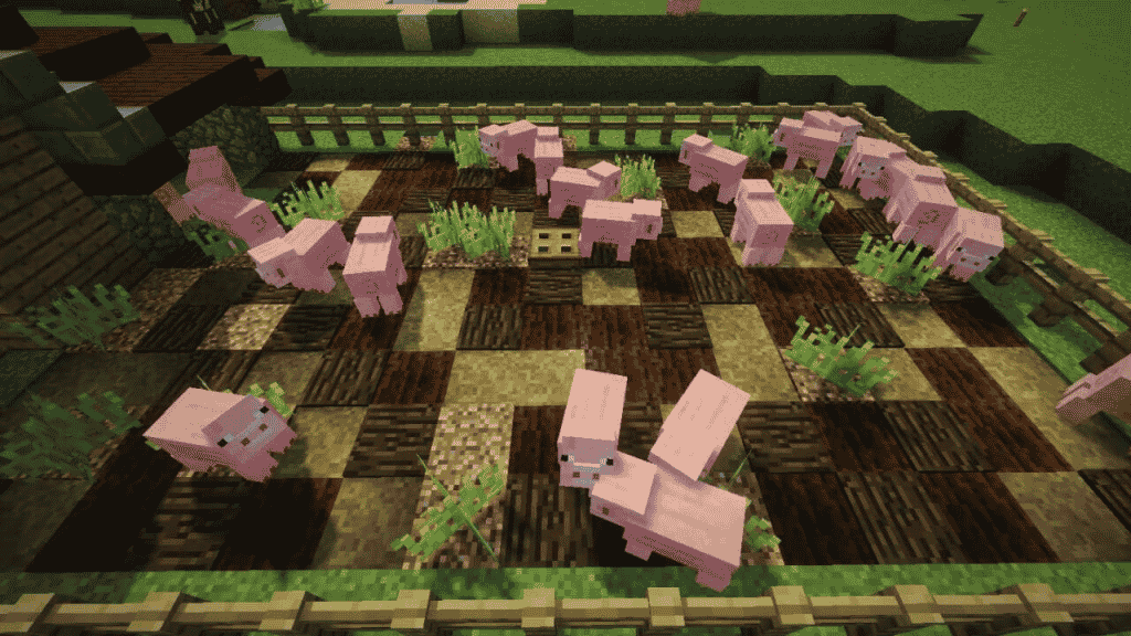 breed pigs minecraft