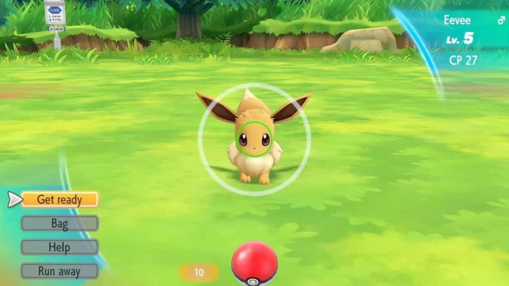 catching eevee