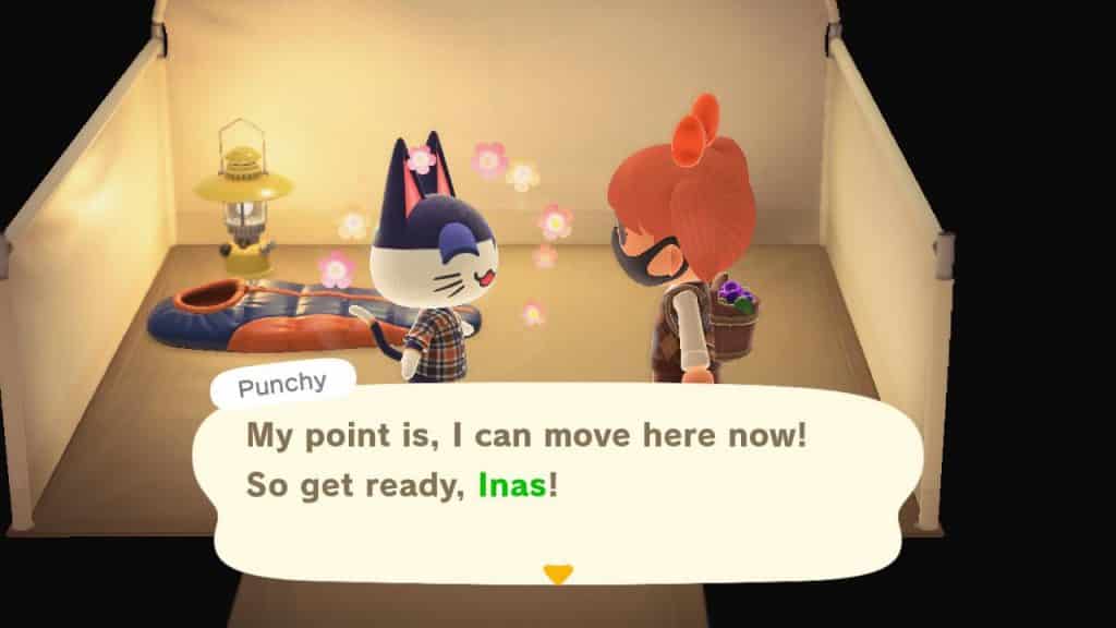 chance to get punchy by campsite